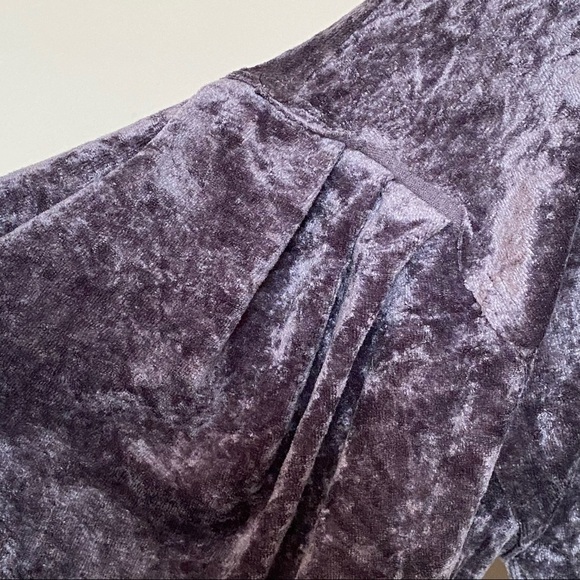 Free People Milan Crushed Velvet Layering Pullover Sweater Sweatshirt, XS - Picture 11 of 15